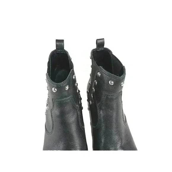 Marc Fisher  Mlyienta Women Chelsea Boots Black Leather Pointed Toe Pull On 7M - Picture 7 of 12